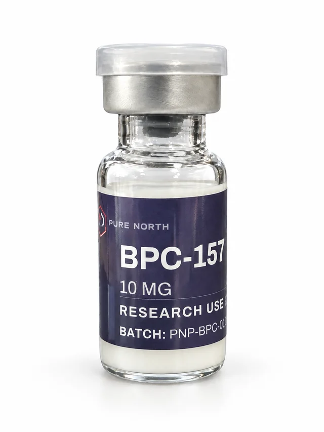 Product photograph supplied with the BPC-157 record