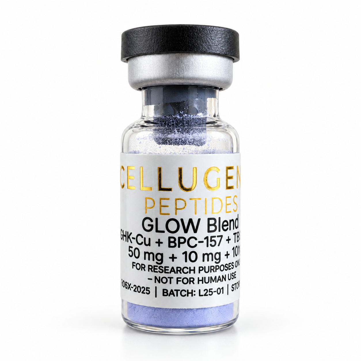 Product photograph supplied with the GLOW Blend record