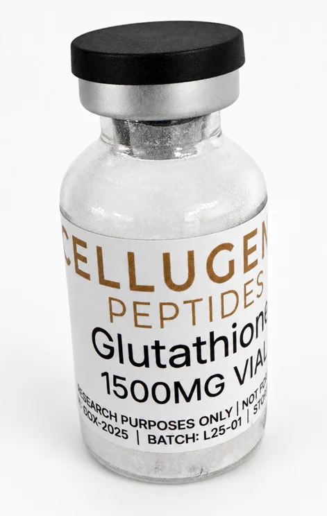 Product photograph supplied with the Glutathione record