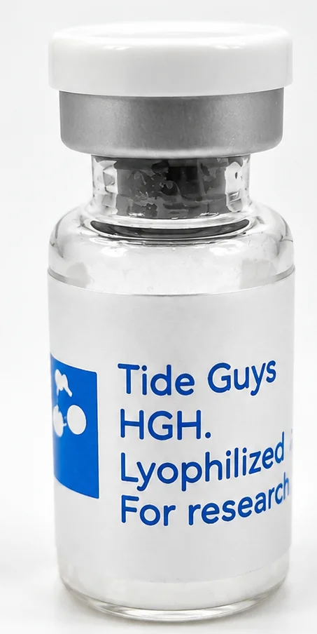 Product photograph supplied with the HGH record