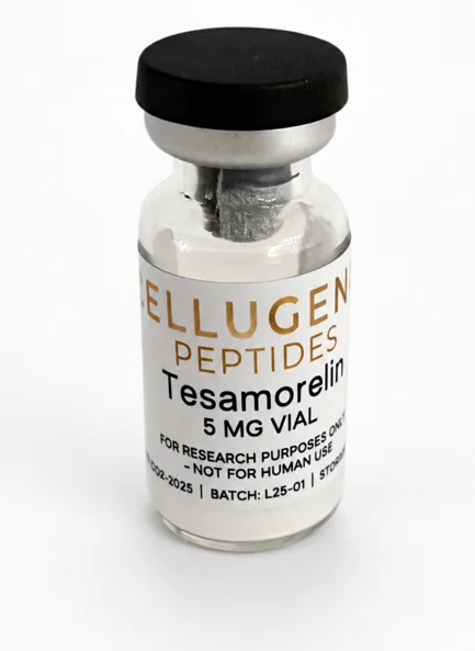 Product photograph supplied with the Tesamorelin record